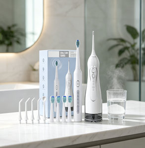 Ensemble de blanchiment des dents <span class=keywords><strong>et</strong></span> de soin des gencives Eisler, <span class=keywords><strong>brosse</strong></span> à dents sonique <span class=keywords><strong>et</strong></span> irrigateur <span class=keywords><strong>dentaire</strong></span>, rechargeable par USB, IPX7, OEM personnalisé - Product Image 1