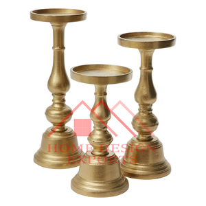 Hot Selling or aluminium bougie pilier titulaire pour la décoration de mariage - Product Image 2