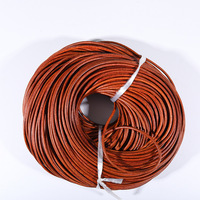 Cordon en cuir de vachette véritable 1/1,5/2/2,5/3/4/5/6 mm, corde en cuir véritable pour la fabrication de bijoux DIY, collier, bracelet, accessoires pour sacs