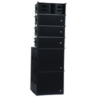 Système de sonorisation professionnel extérieur pour église, ensemble de haut-parleurs DJ Line Array double 8 pouces avec caisson de basses passif 18 pouces