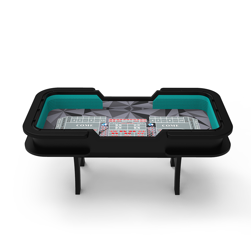 YH New Exquisite Design Craps Table Slight Customized Poker Table With Simple Legs