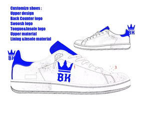 <span class=keywords><strong>Sneakers</strong></span> di Lusso da <span class=keywords><strong>Uomo</strong></span> di <span class=keywords><strong>Marche</strong></span> Famose Personalizzabili con Punta Chiusa in Vera Pelle Finitura Effetto Vissuto Antiscivolo - Product Image 3