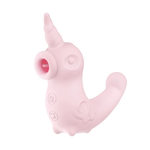Thực Tế Có Thể Sạc Lại Unicorn Hình Âm Vật Hút Và Lưỡi Liếm Vibrator Phụ Nữ Thủ dâm Đồ Chơi Tình Dục - Product Image 1