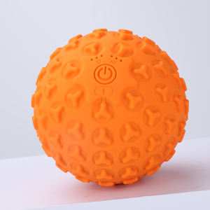 Alta calidad Fitness portátil <span class=keywords><strong>Mini</strong></span> auto silicona 4 velocidades cuerpo completo vibrador Yoga Fascia músculo calefacción sincronización Control masaje - Product Image 1