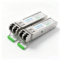 Optoray Modul Ganda QSFP 1.25G Berkualitas Tinggi 1510nm 40km CWDM SM LC Transceiver Optik Serat untuk Kabel Patch Jaringan FTTX