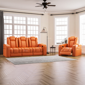 Home <span class=keywords><strong>Cinema</strong></span> di colore nero 3 posti <span class=keywords><strong>Cinema</strong></span> elettrico divano Home Theater <span class=keywords><strong>Cinema</strong></span> divano divano da salotto poltrona reclinabile - Product Image 3