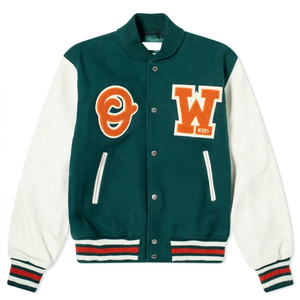 High Quality OEM Custom Winter 100% <b>Wool</b> Lettermen <b>Men</b> <b>Jackets</b> Best Hot Selling <b>Men</b> Baseball <b>Jackets</b> - Product Image 1