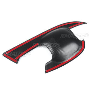 Lot de 4 garnitures de protection pour poignées de portes extérieures de voiture, décoration DIY, LHD, pour Toyota Highlander/RAV4 XA50 2019 2020 2021 - Product Image 4