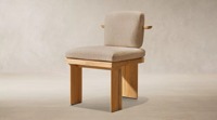 Ensemble de table à manger d'extérieur en teck, design minimaliste, meubles de patio durables