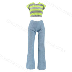 30 cm 1:6 Scale for <strong>Doll</strong> Clothes Trousers T-shirt Summer Foreign Trade Trendy New - Product Image 2