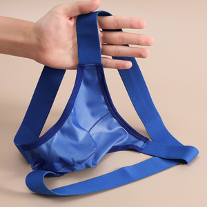 Sexy Jockstrap da Uomo <span class=keywords><strong>in</strong></span> Ecopelle Lucida, Intimo Senza Cuciture con Tasca Frontale, Perizoma a Vita Bassa, Lingerie Gay, <span class=keywords><strong>Tanga</strong></span> Esotico all'Ingrosso - Product Image 3