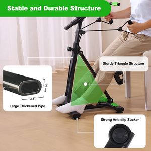 Nuevo Lanzamiento 2026: Mini Bicicleta <span class=keywords><strong>de</strong></span> Ejercicio Digital para Debajo del Escritorio, Ajustable para Brazos y Piernas, Ideal para Adultos Mayores - Product Image 5
