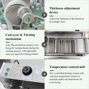 <strong>Mini</strong> Lokma T101 Big Restaurant Fully Automatic Yeast Hole Donut Doughnut Maker Production Making Equipment Machine - Product Image 5