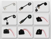 Acheter Micro-USB Interface bouton de contrôle de température interrupteur pour chauffer les vêtements Usb interrupteur d'alimentation câble
