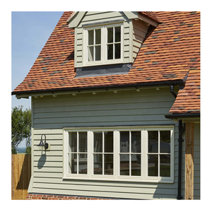 Fenêtre à battants en alliage d'aluminium avec moustiquaire, résistante aux intempéries, insonorisée et étanche, fabriquée par SJUMBO, modèle Hurricane français. - Product Image 1