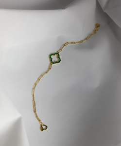 Pulsera de Oro de 14 Quilates con Piedras Preciosas Naturales/de Laboratorio/Diamantes - Product Image 5