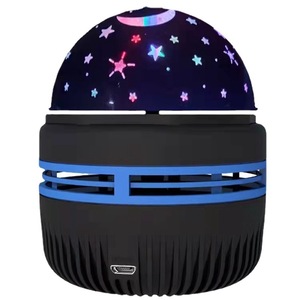 Mini proyector de luz LED con forma de estrella, luz nocturna para habitación de niños, regalo de cumpleaños, enchufe DC5V, forma redonda, material de PVC - Product Image 5