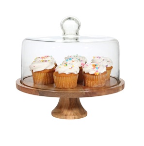 Support à gâteau en bois décoratif de luxe pour la maison, accessoires pour fête, support à gâteau en bois pour mariage, décoration de la maison - Product Image 2