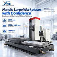 Centre d'usinage horizontal CNC 3 axes HBD-3018-130 avec contrôleur CNC BT50 22/26kW pour usinage intensif