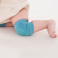 Genouillères de Protection Rampante en Coton Tricoté pour Bébé, Chaussettes Antidérapantes de Sécurité pour Le Sol, Vente en Gros
