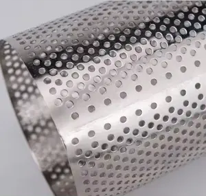 Cartouche de tube filtrant en acier d'élément filtrant 304/316 d'acier inoxydable en métal pour la filtration de liquides