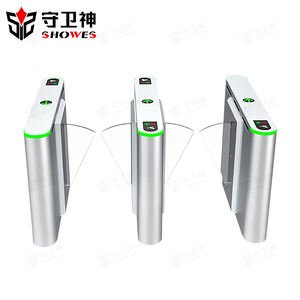 Contrôle d'accès par code QR, entrée piétonne, tourniquet à clapet, sécurité, barrière à ailes, portail - Product Image 2