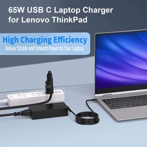 OEM Nouveau 65W <span class=keywords><strong>USB</strong></span> Type <span class=keywords><strong>C</strong></span> (<span class=keywords><strong>USB</strong></span>-<span class=keywords><strong>C</strong></span>) <span class=keywords><strong>Chargeur</strong></span> pour ordinateur portable Adaptateur secteur OTP pour <span class=keywords><strong>Lenovo</strong></span> ThinkPad T14 T15 E14 E15 <span class=keywords><strong>X1</strong></span> <span class=keywords><strong>Carbon</strong></span> X13 2023 - Product Image 2