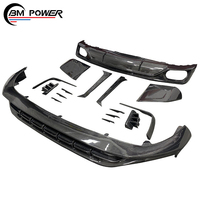 Kit carrosserie de haute qualité AD Q8 2018 style ABT en fibre de carbone, pièces de carrosserie automobile