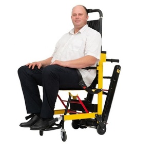 Kursi roda elektrik bermotor ringan, untuk evakuasi & memanjat tangga kursi lipat untuk terapi rehabilitasi - Product Image 1