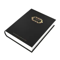 ספר בצורת עור מפוצל כיסוי אריזת בושם אריזת מתנה עם לוגו מותאם אישית