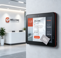 Tablet Android POE de 10.1 Pulgadas para Hogar Inteligente, RK3566 Quad/Octa Core, Resolución 1280x800, Montaje en Pared o Escritorio, Luz Ajustable en Cuatro Lados, Nueva