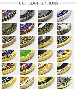 Goedkope Custom Size Maak Je Eigen Emaille 3d Gegraveerde Metalen Ronde Vorm Challenge Munt Met Logo - Product Image 2