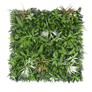 Outdoor Artificial Green Plants Green Backdrop Vertical Wall For Home Decor Pasto Sintetico Pared