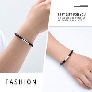 Bracelet cylindrique en cuir véritable pour cendres d'animaux de compagnie, urne funéraire, porte-cendres, bijou commémoratif <span class=keywords><strong>réglable</strong></span> pour chat et chien, personnalisable - Product Image 4