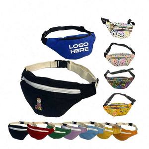 Sac banane imperméable personnalisable avec motif brodé et fermeture à glissière Prix bon marché d'usine Logo imprimé à la mode - Product Image 1