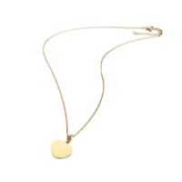 Yiwu Aceon Velle acier inoxydable mode pêche coeur taille personnalisée pendentif blanc bricolage personnalisé graver étiquette vierge collier