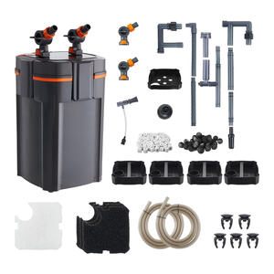 수족관 섬프 필터 외부 수족관 필터 타이머 라이트 포함 강력한 펌프 물 순환 및 청소 필터 포함 - Product Image 3