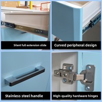 Ventes directes usine KD Chine Modèle 0002 Postes de travail de laboratoire en acier, hotte à fumées chimiques, stratifié résistant aux produits physico-chimiques, central