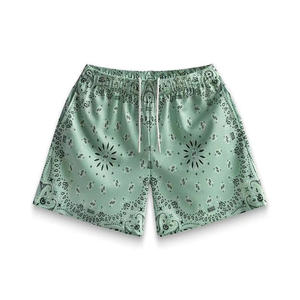 Alta qualità all'ingrosso poliestere basket personalizzato mens athletic workout <span class=keywords><strong>bandana</strong></span> 5 pollici inseam paisley mesh <span class=keywords><strong>shorts</strong></span> - Product Image 6