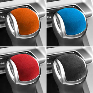 Para <span class=keywords><strong>Audi</strong></span> <span class=keywords><strong>Q3</strong></span> Q2 A1, perilla de cambio de marchas deportiva, cubierta de <span class=keywords><strong>maletero</strong></span>, pegatina embellecedora decorativa, accesorios de afinación Interior de coche hechos de Alcantara - Product Image 3