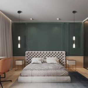 Lampade a sospensione moderne a Led in cristallo 7-12W AC85-265V Hanglamp Drop Light ristorante Bar gocce d'acqua lampada a sospensione montata in superficie - Product Image 4