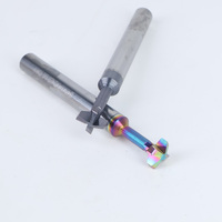 Fraise à rainures en T en carbure monobloc à 4 cannelures, outil de fraisage CNC haute précision, tailles personnalisables, pour le fraisage de rainures à col réduit