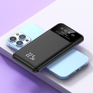 พาวเวอร์แบงค์ขนาดเล็กบาง 10000mAh หน้าจอ LED แบตเตอรี่ลิเธียมโพลิเมอร์ทนทาน ช่องเสียบ Type-C ของขวัญสุดเพอร์เฟกต์สำหรับ iPhone Xiaomi และอุปกรณ์อื่นๆ - Product Image 5