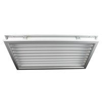 Porte en aluminium pour climatiseur, ventilation de salle de bain