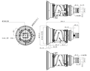 Thermal <strong>Camera</strong> Module | 30~150mm Zoom <strong>Lens</strong> | 640*512 25/30fps,50Hz | CVBS <strong>Camera</strong> | Analog | - Product Image 5