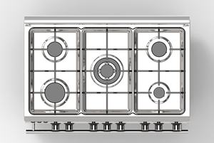 Xunda, Кухонная техника для домашнего использования, 5 конфорок, газовая плита с духовкой - Product Image 2