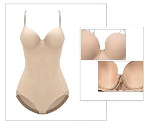 Tuta da donna con ferretto Push up con ferretto personalizzato tinta tinta unita spalline regolabili sottili per il controllo della pancia in pizzo che Lifting la tuta da donna - Product Image 6