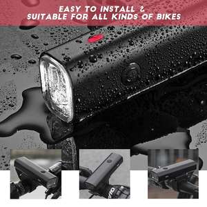 Usb充電式防水自転車フロントライトxml t6アルミ合金自転車ヘッドライト自転車/夜間ランニング - Product Image 6