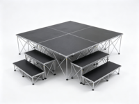 Plateforme de scène pliable en alliage d'aluminium RK, scène intelligente pour événements et concerts en plein air