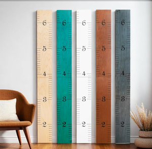 Tabla de Medición de Altura de Madera Natural Personalizada de Fábrica TOPTONS, Tabla de Crecimiento Minimalista para Niños, Fácil de Colgar <span class=keywords><strong>en</strong></span> la Pared - Product Image 4